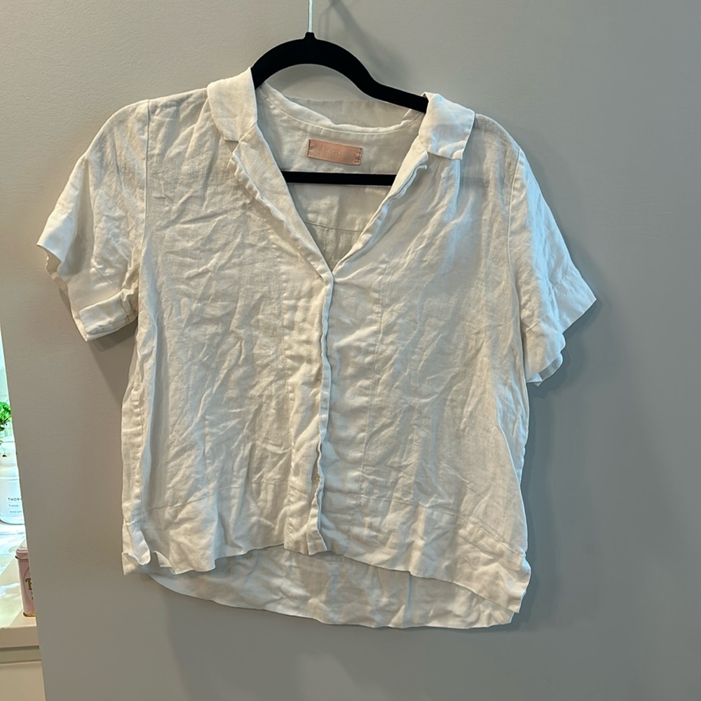 Everlane linen top